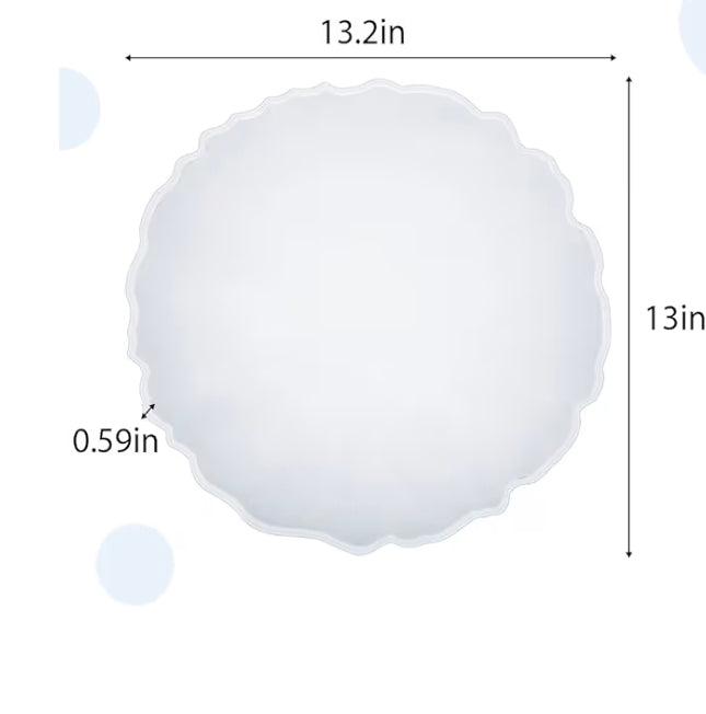 Large Round Custom Tray