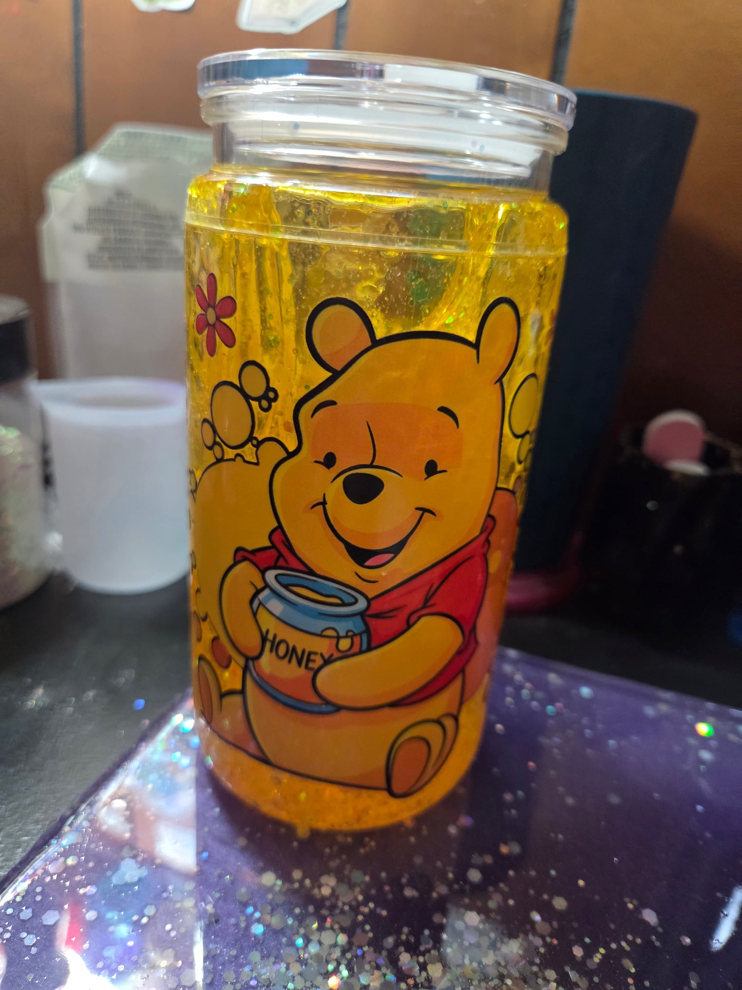 16oz with handle honey drip