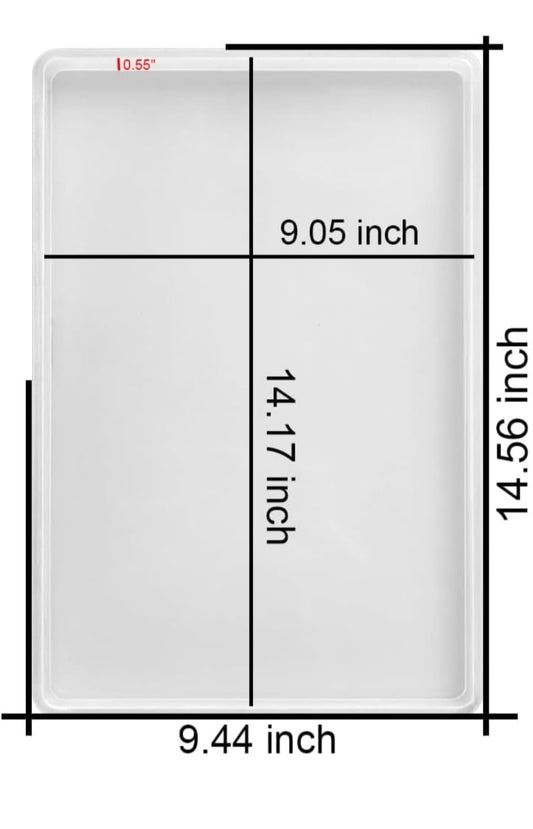 14 inch epoxy tray